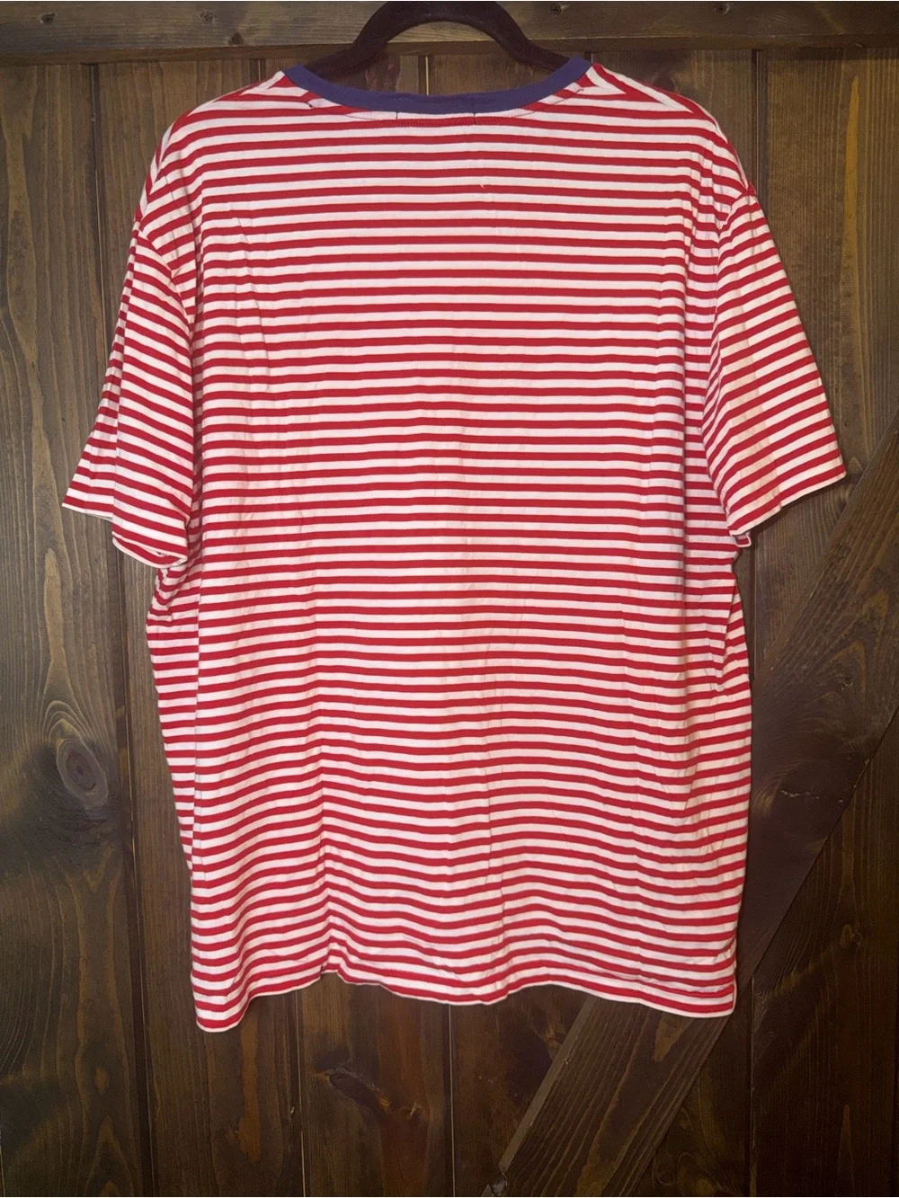 Vintage Polo Ralph Lauren Striped T Shirt Y2K Nautical Preppy Americana Sz XL